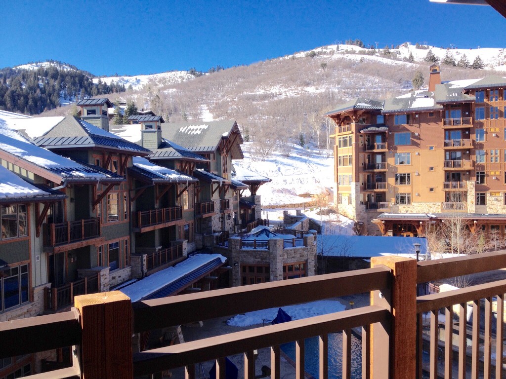 View from Hyatt Escala Lodge at Park City, Utah