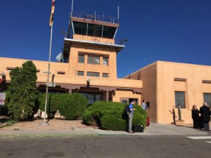 Santa Fe Airport - looks authentic adobe