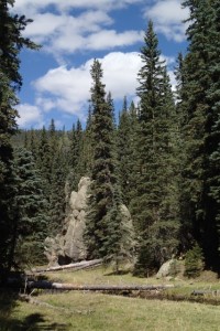 Hiking in the Jemez Mountains near Los Alamos and Bandolier NP