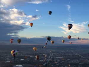 Alberquerque Balloon Fiesta - our balloon ride