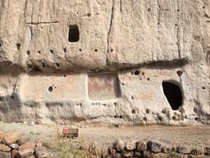 Cliff dwellings in Bandolier National Monument
